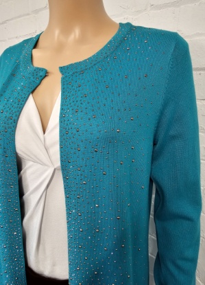 Anonymous Embellished Edge to Edge Cardigan